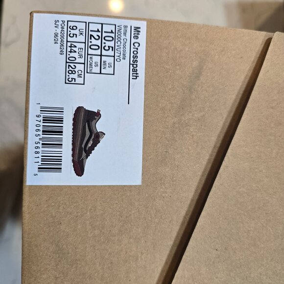 Vans MTE Crosspath Bitter Chocolate Men's size 10.5 Hiking VN000CVU7YO Skate NEW - Picture 7 of 11